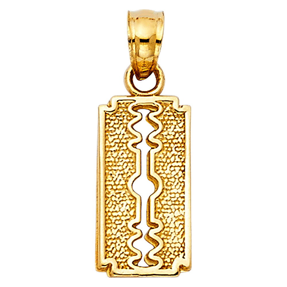 14K Yellow Gold Key, Music & Assorted Pendant - PT1987