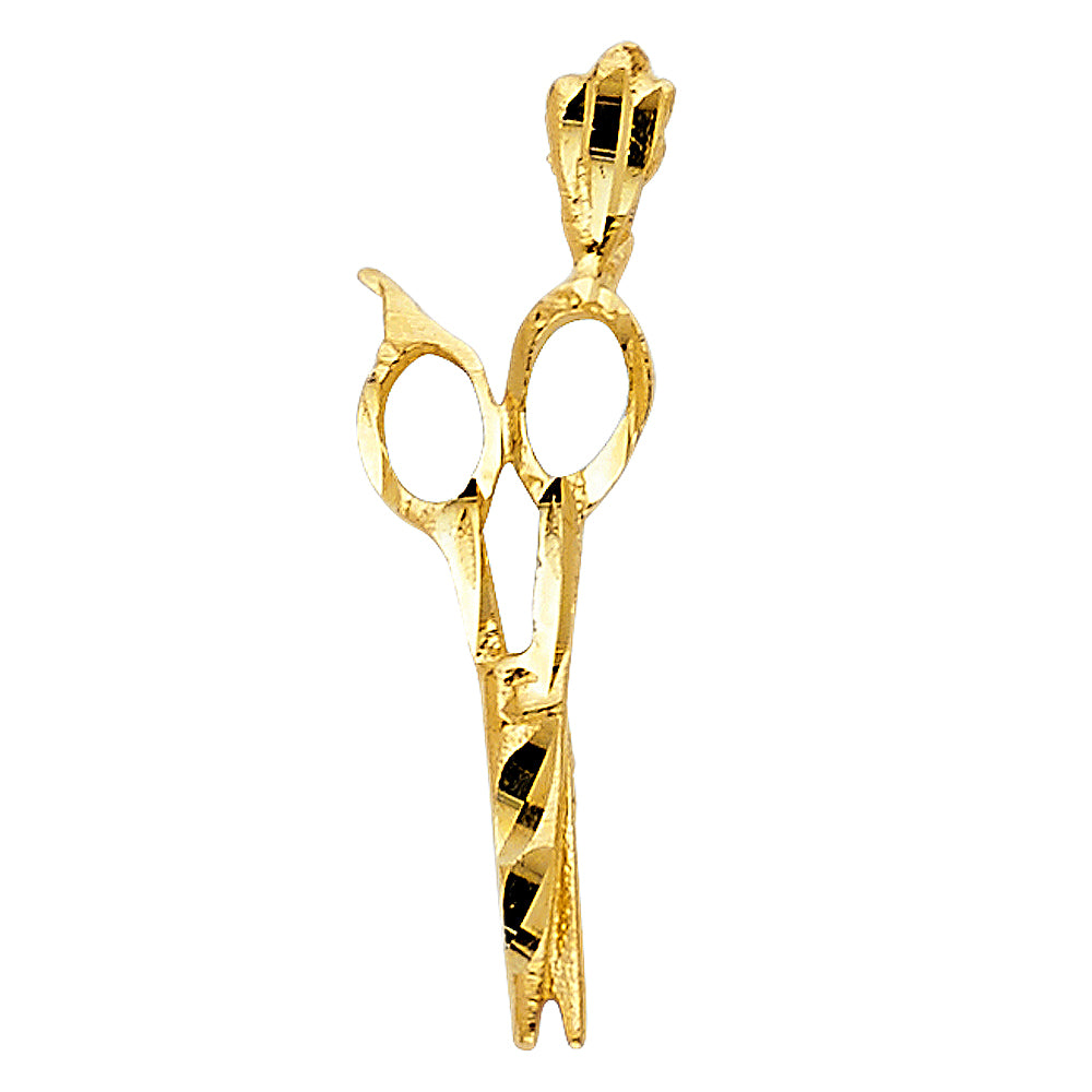 14K Yellow Gold Key, Music & Assorted Pendant - PT1993
