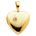 14K Yellow Gold Locket Pendant - PT2040