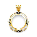 14K Yellow Gold Coin & Coin Frame - PT2060