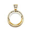 14K Yellow Gold Coin & Coin Frame - PT2061