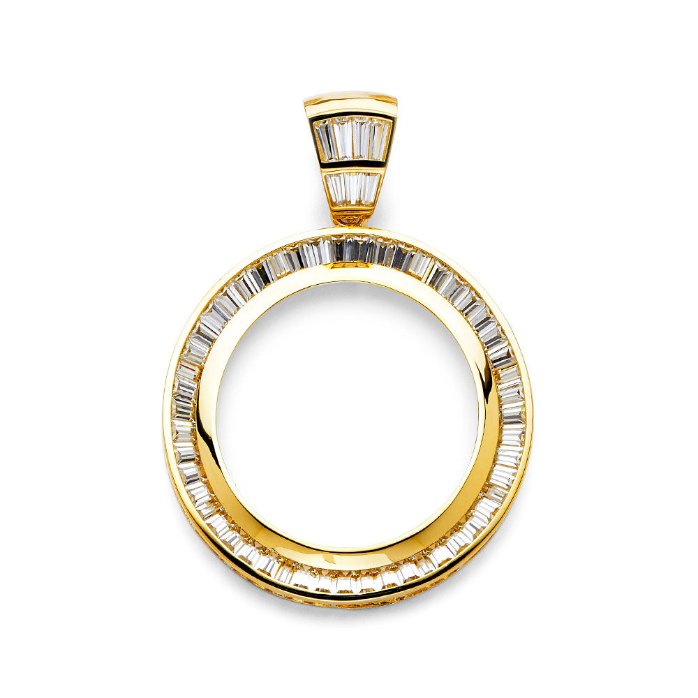 14K Yellow Gold Coin & Coin Frame - PT2061
