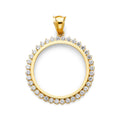 14K Yellow Gold Coin & Coin Frame - PT2065