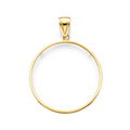 14K Yellow Gold Coin & Coin Frame - PT2066
