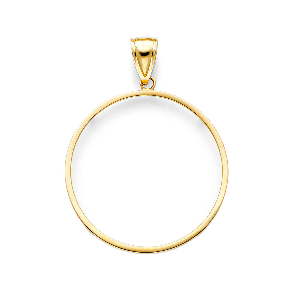 14K Yellow Gold Coin & Coin Frame - PT2066