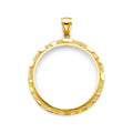 14K Yellow Gold Coin & Coin Frame - PT2067