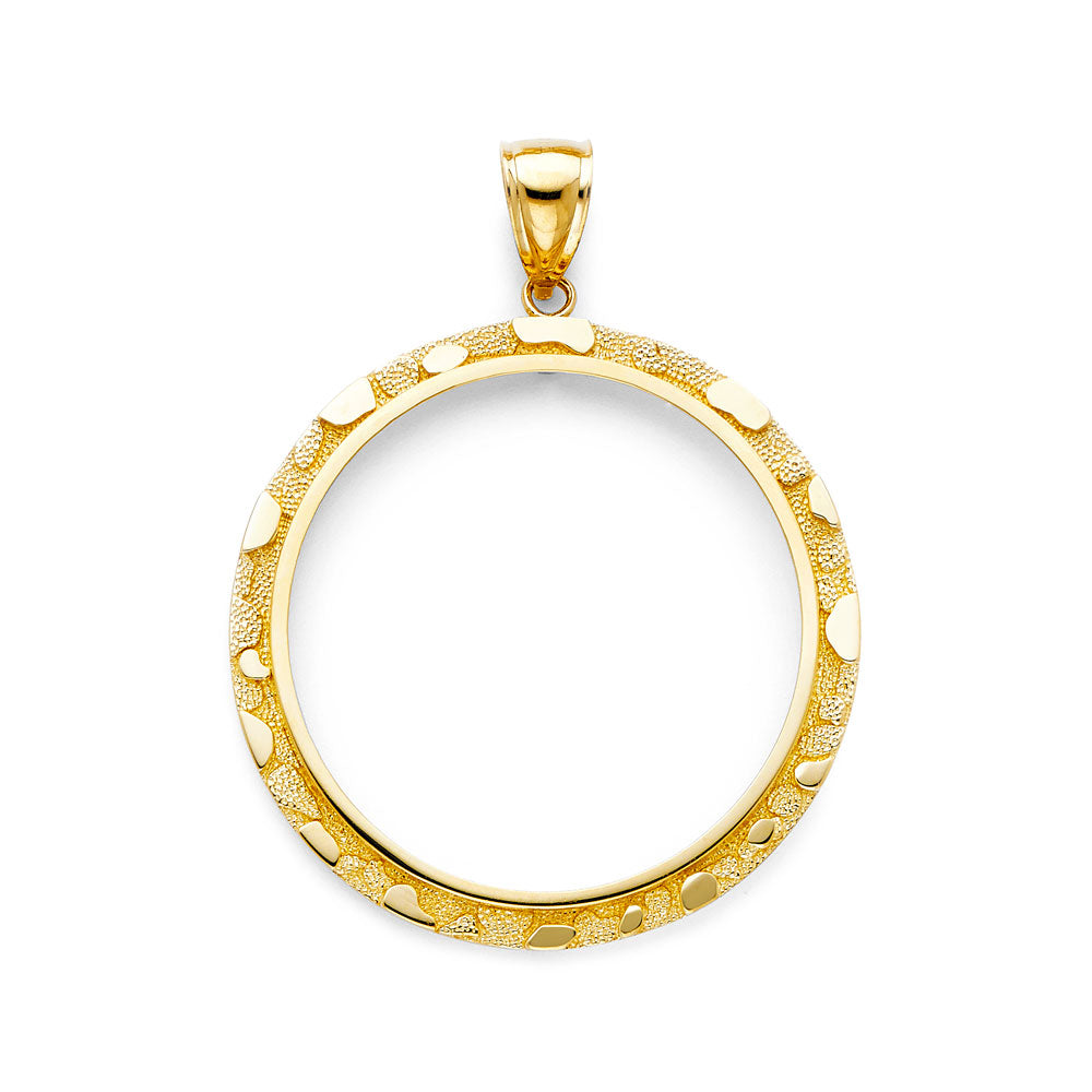 14K Yellow Gold Coin & Coin Frame - PT2067