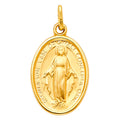 14K Yellow Gold Religious Pendant - PT2072