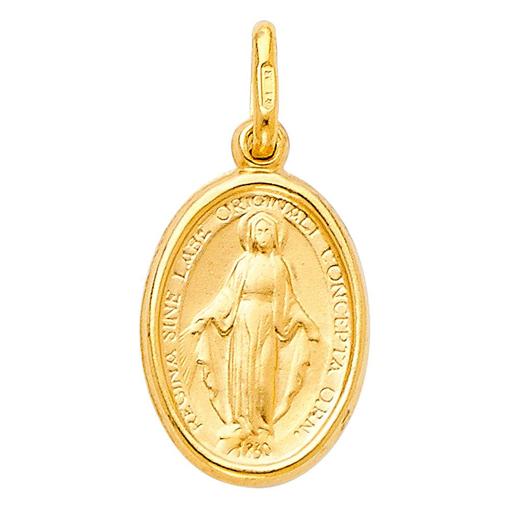 14K Yellow Gold Religious Pendant - PT2073
