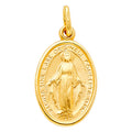 14K Yellow Gold Religious Pendant - PT2074