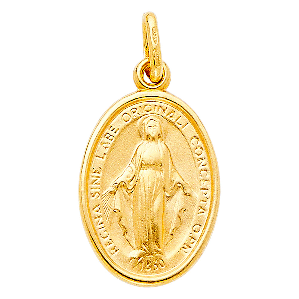 14K Yellow Gold Religious Pendant - PT2074