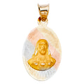 14K Yellow Gold Religious Pendant - PT2077
