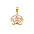 14K Yellow Gold Religious Pendant - PT2151