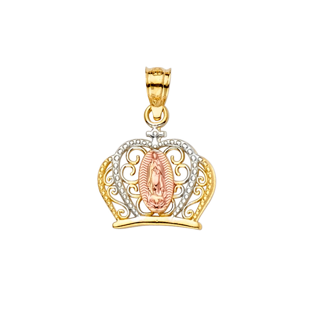 14K Yellow Gold Religious Pendant - PT2151