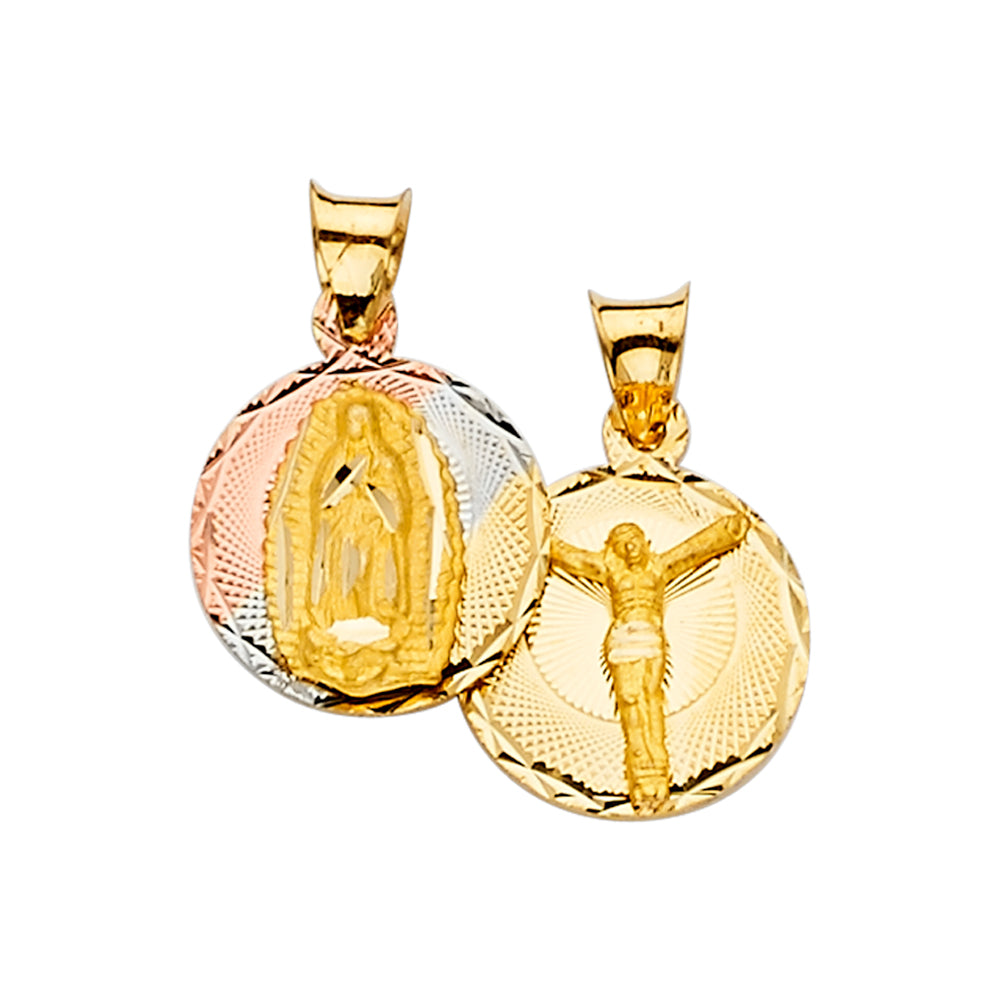 14K Yellow Gold Religious Pendant - PT2152