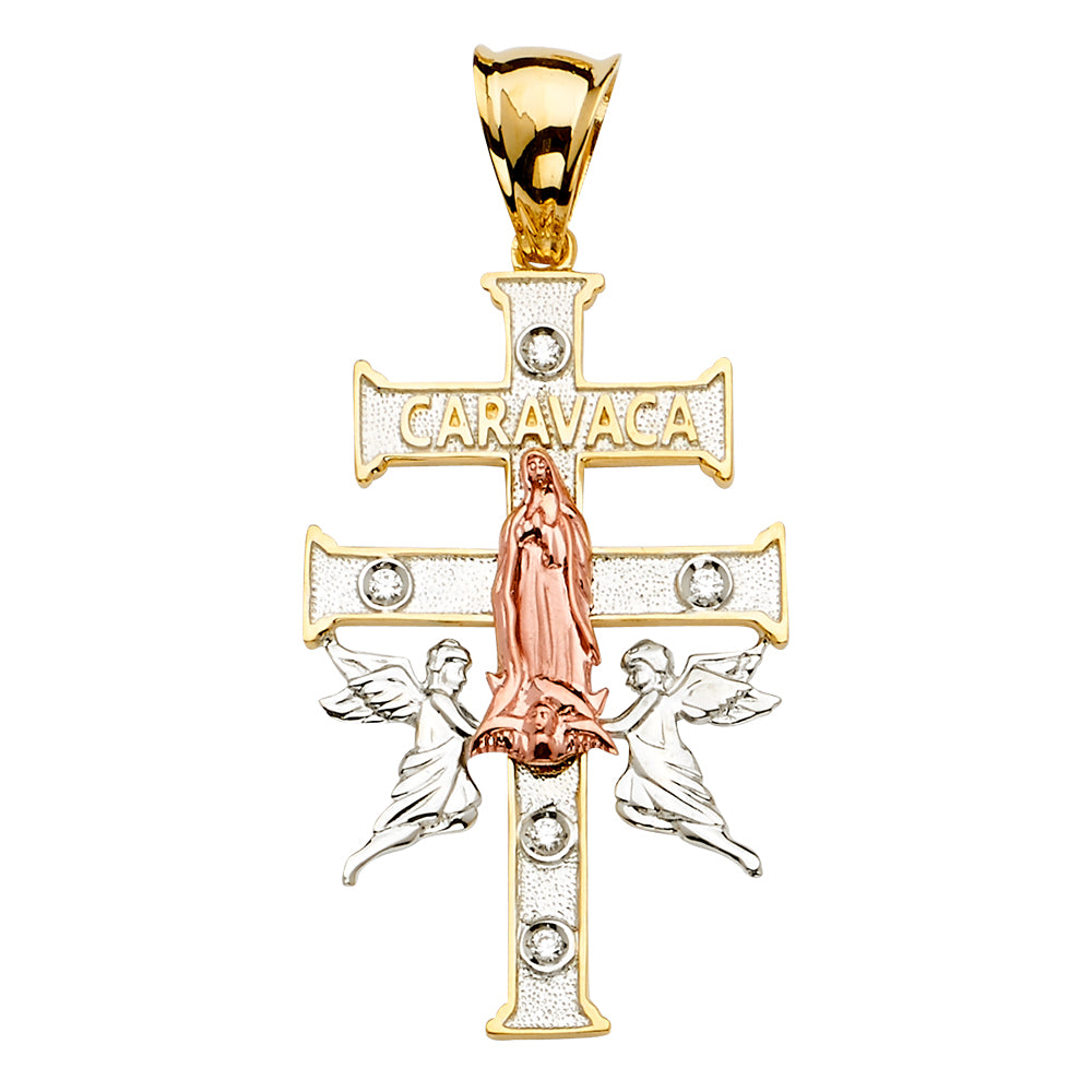 14K Yellow Gold Religious Pendant - PT2156