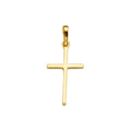 14K Yellow Gold Cross Pendant - PT2220