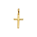 14K Yellow Gold Cross Pendant - PT2221