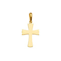 14K Yellow Gold Cross Pendant - PT2227