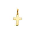 14K Yellow Gold Cross Pendant - PT2228