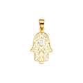14K Yellow Gold Nature, Sports, Evil Eye & Baby Pendant - PT2233