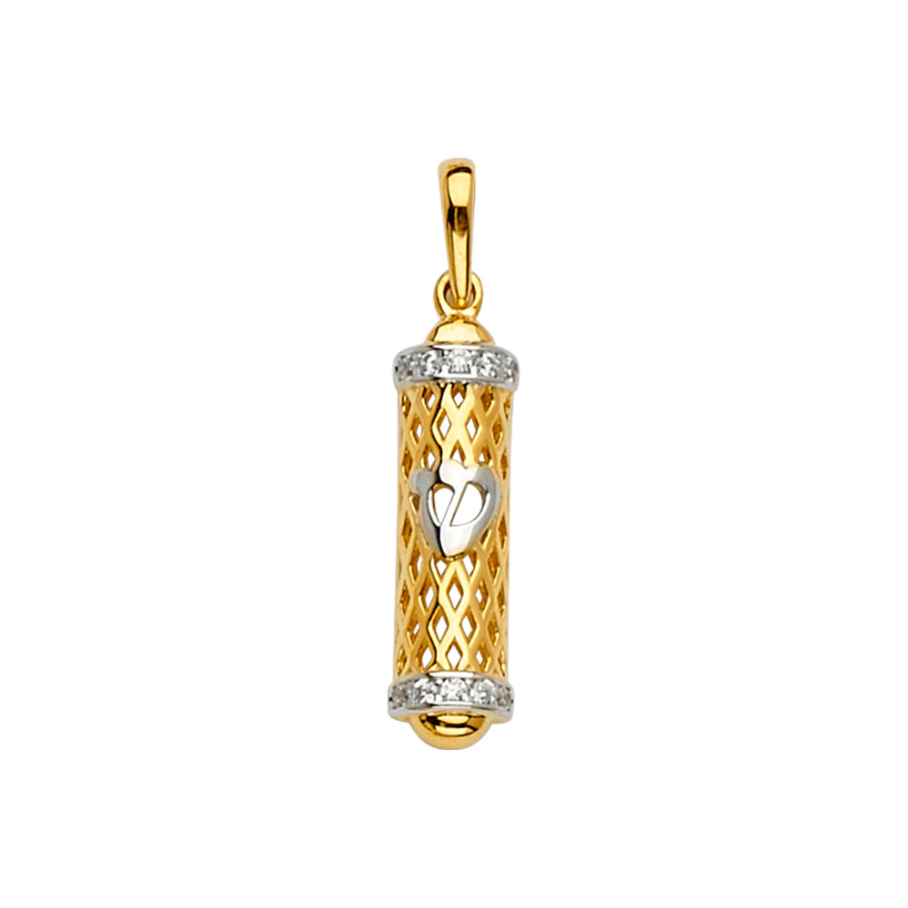 14K Yellow Gold Religious Pendant - PT2234