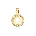 14K Yellow Gold Religious Pendant - PT2237