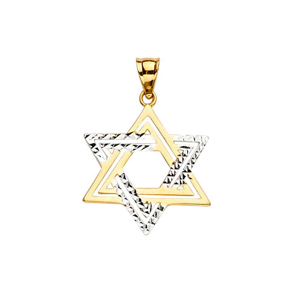 14K Yellow Gold Religious Pendant - PT2239