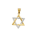 14K Yellow Gold Religious Pendant - PT2241