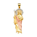 14K Yellow Gold Religious Pendant - PT2243