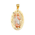 14K Yellow Gold Religious Pendant - PT2245