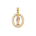 14K Yellow Gold Religious Pendant - PT2252