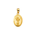14K Yellow Gold Religious Pendant - PT2262