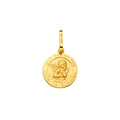 14K Yellow Gold Religious Pendant - PT2263