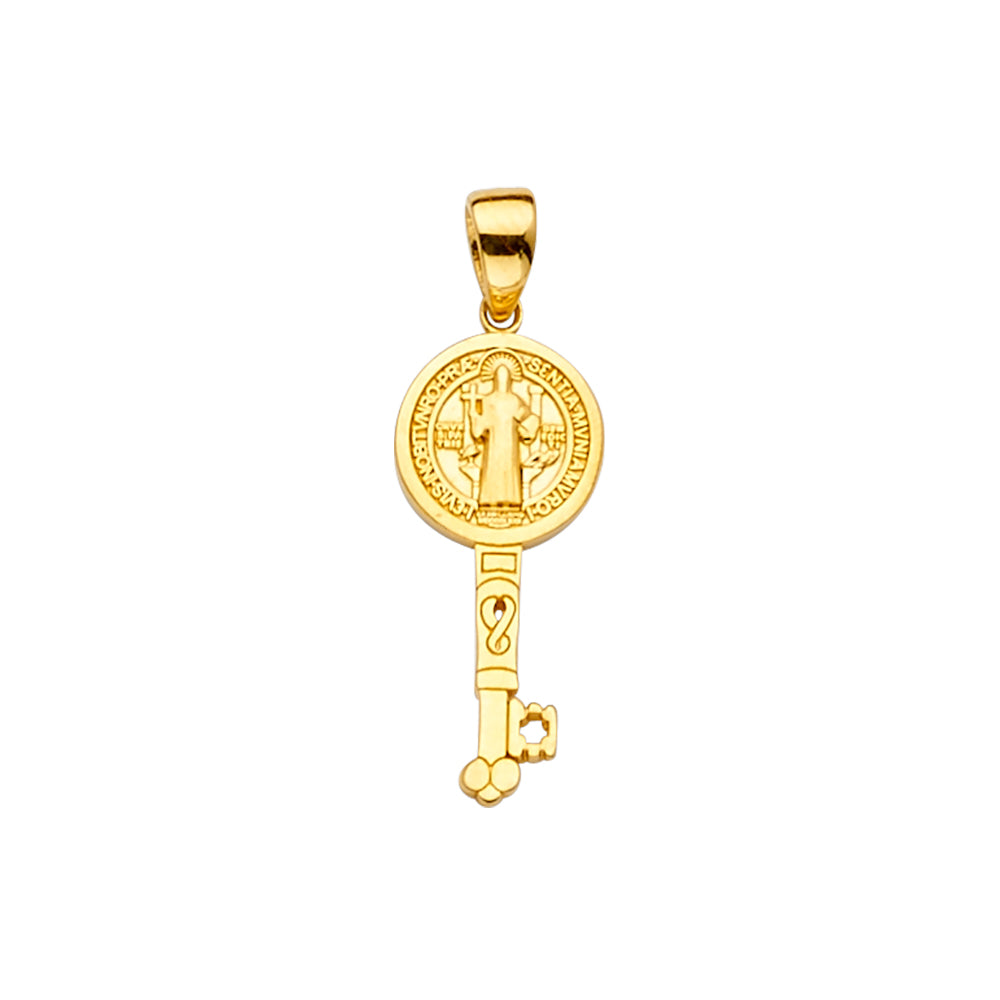 14K Yellow Gold Religious Pendant - PT2267