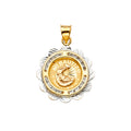 14K Yellow Gold Religious Pendant - PT2272
