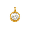 14K Yellow Gold Religious Pendant - PT2274