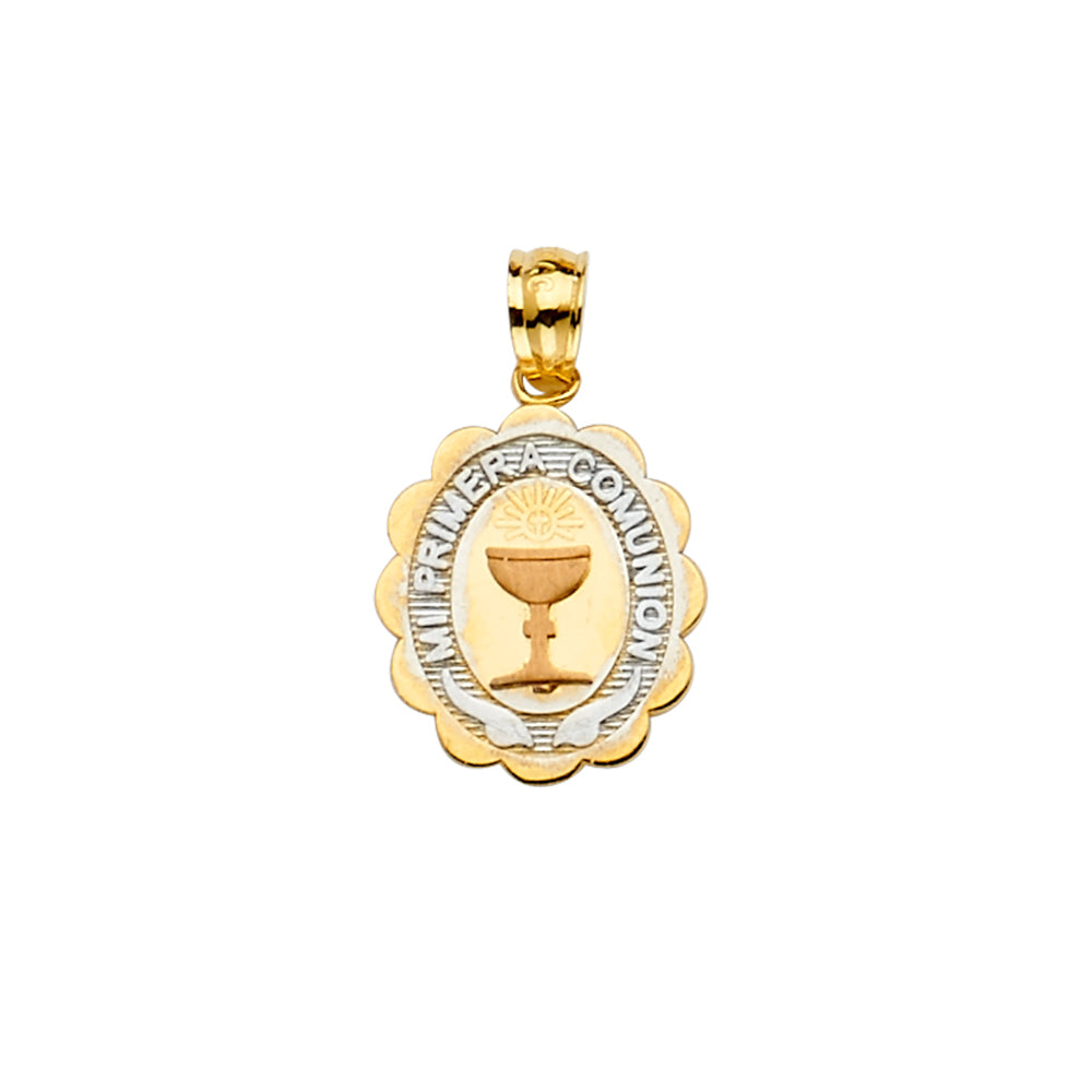 14K Yellow Gold Religious Pendant - PT2277
