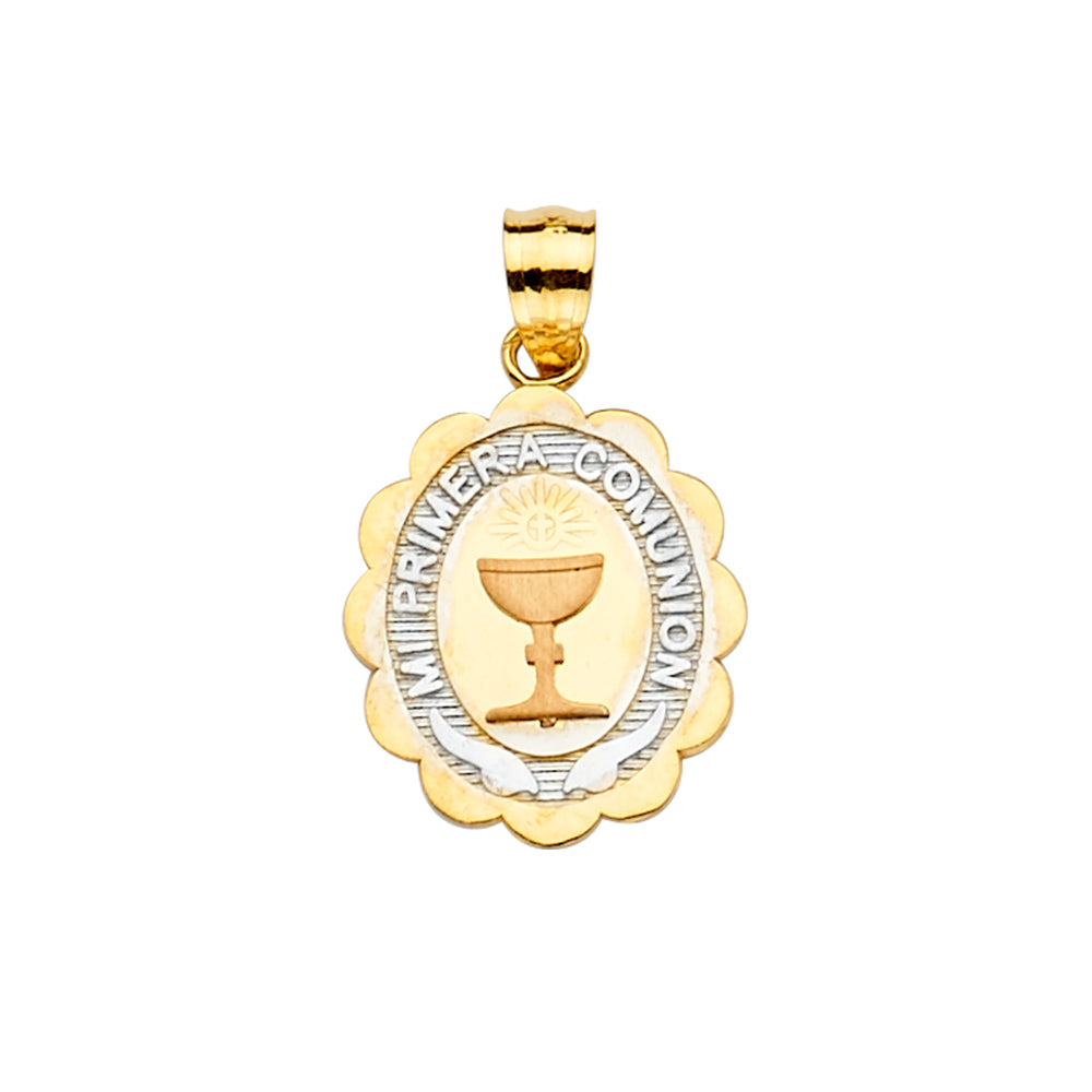 14K Yellow Gold Religious Pendant - PT2278