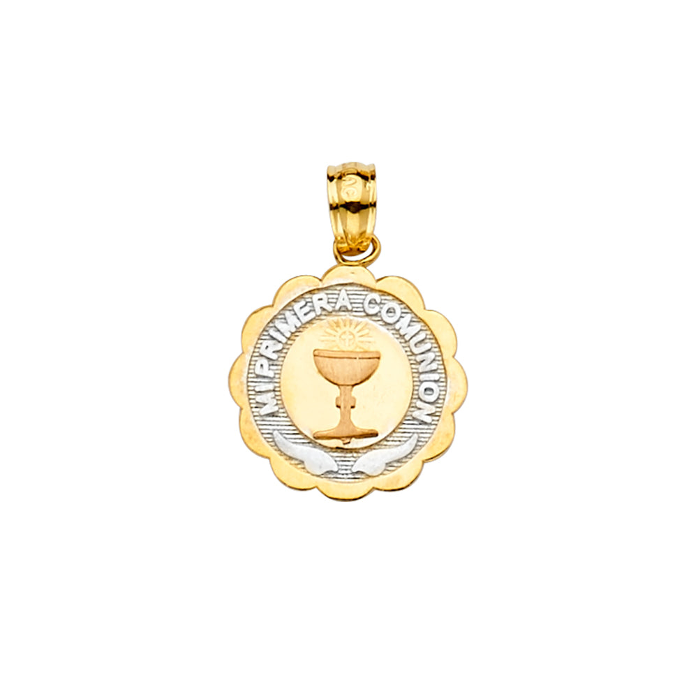 14K Yellow Gold Religious Pendant - PT2279