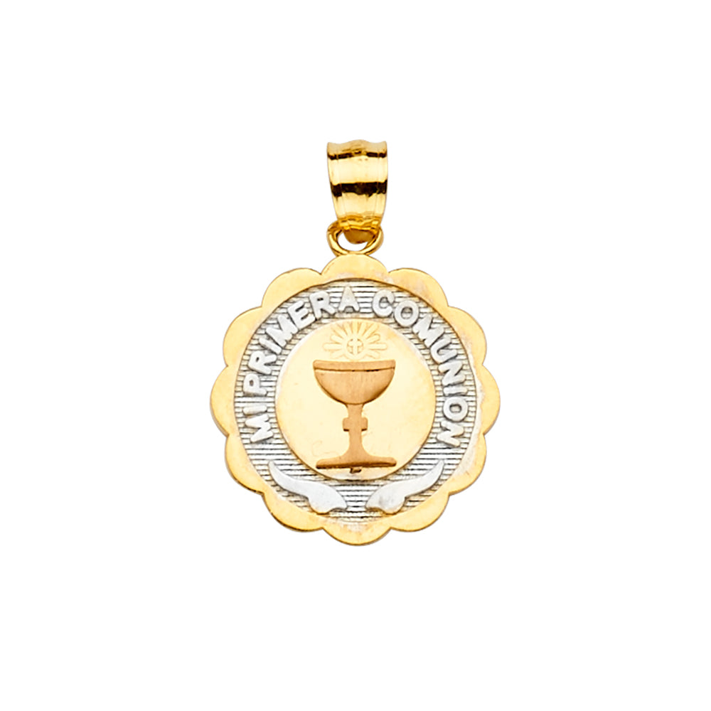 14K Yellow Gold Religious Pendant - PT2280