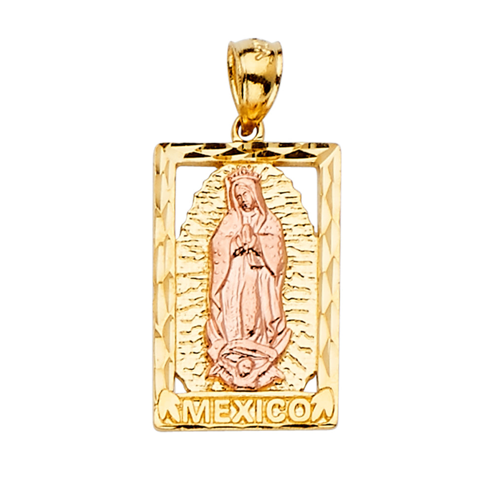14K Yellow Gold Religious Pendant - PT2282