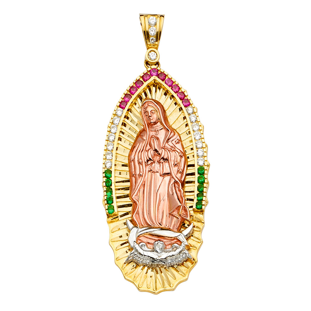 14K Yellow Gold Religious Pendant - PT2283