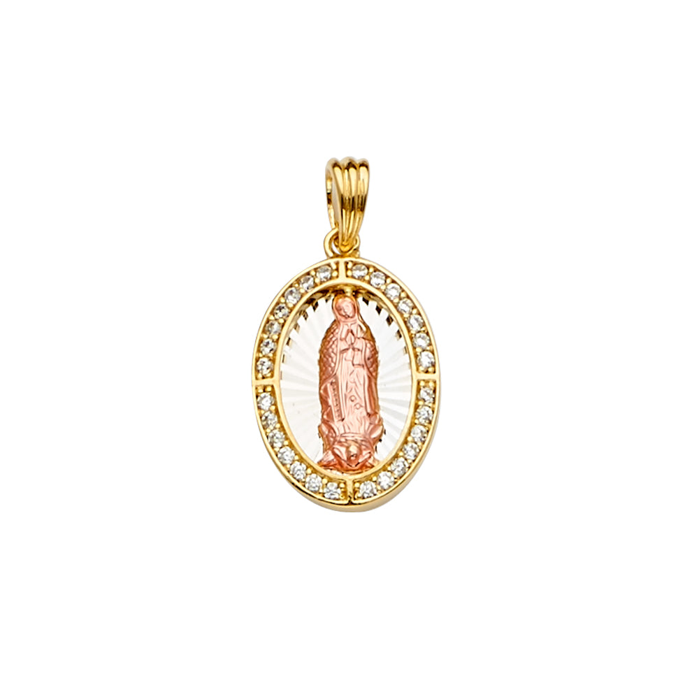 14K Yellow Gold Religious Pendant - PT2289