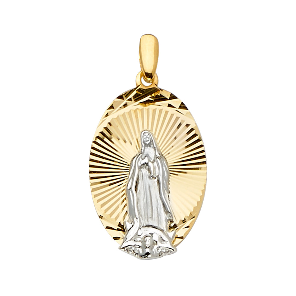 14K Yellow Gold Religious Pendant - PT2291