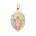 14K Yellow Gold Religious Pendant - PT2292