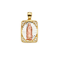 14K Yellow Gold Religious Pendant - PT2293