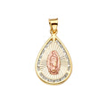 14K Yellow Gold Religious Pendant - PT2298