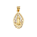 14K Yellow Gold Religious Pendant - PT2299