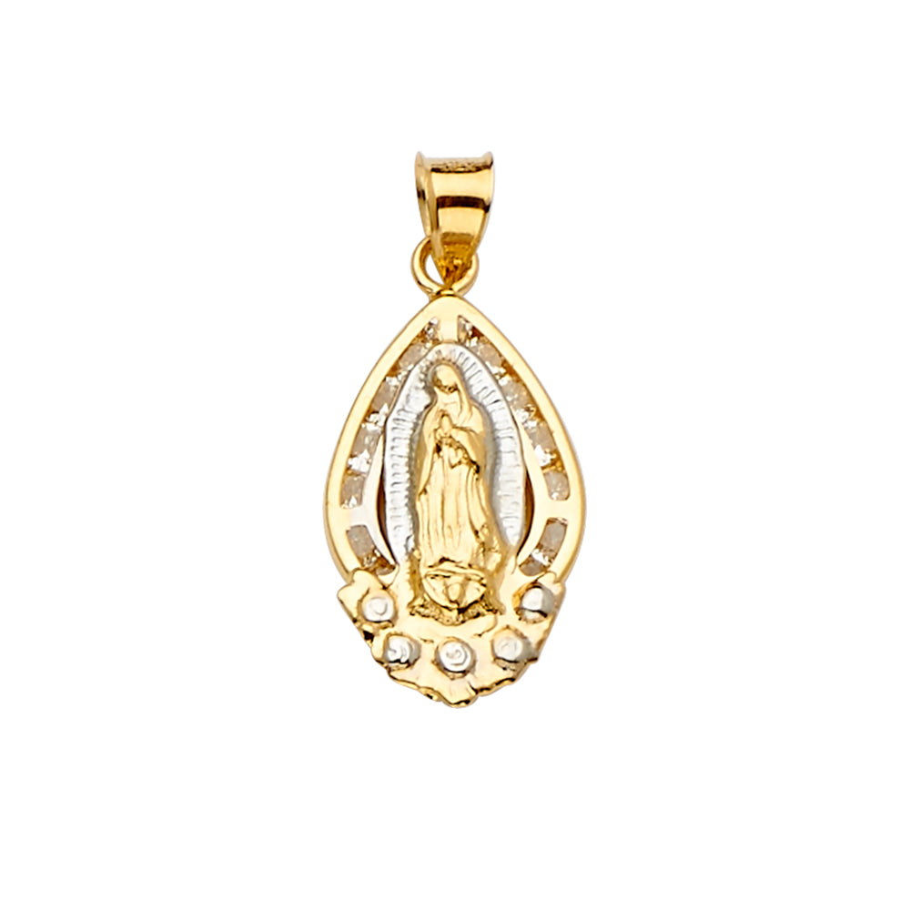 14K Yellow Gold Religious Pendant - PT2299